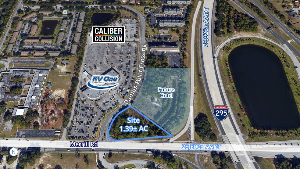 NEC Merrill Rd & Dames Point Crossing Blvd, Jacksonville, FL for sale - Building Photo - Image 2 of 2