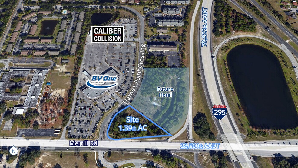 NEC Merrill Rd & Dames Point Crossing Blvd, Jacksonville, FL à vendre - Photo du bâtiment - Image 2 de 2