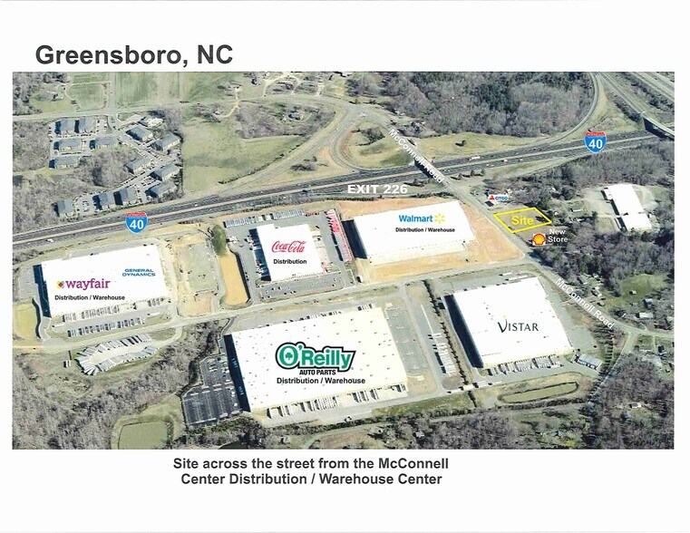 4802 Clover Rd, Greensboro, NC à vendre - Aérien - Image 2 de 2