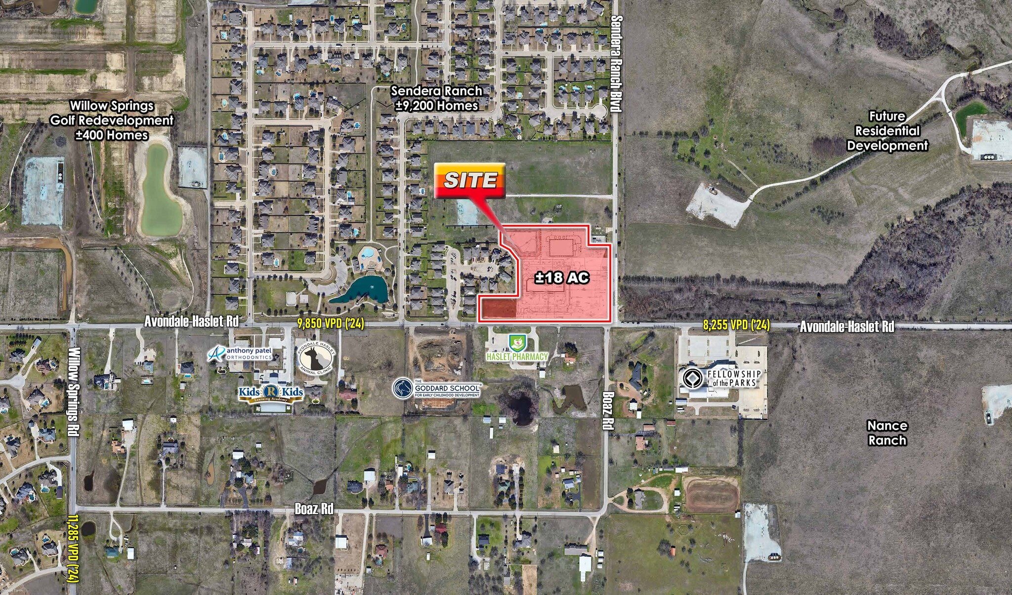 NWC Avondale-Haslet & Sendera Ranch blvd, Haslet, TX à louer Photo principale- Image 1 de 4