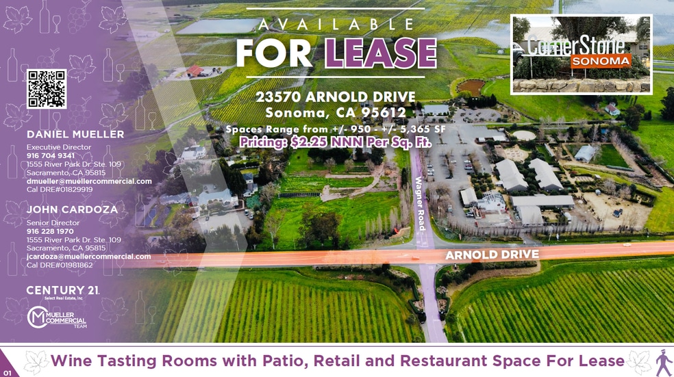 23562-23592 Arnold Dr, Sonoma, CA for lease - Building Photo - Image 1 of 17