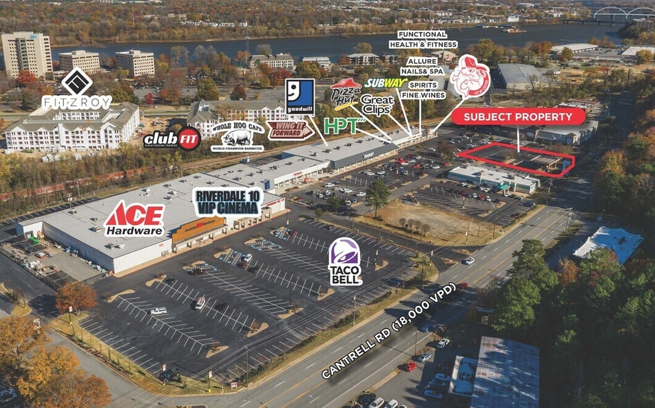 2520 Cantrell Rd, Little Rock, AR à vendre - Photo du bâtiment - Image 2 de 3