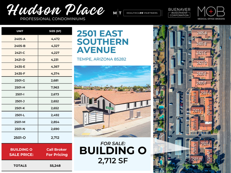 2501-0 E Southern Ave, Tempe, AZ à vendre - Plan de site - Image 1 de 1