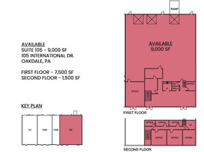 700 International Dr, Oakdale, PA à louer Plan d  tage- Image 1 de 1