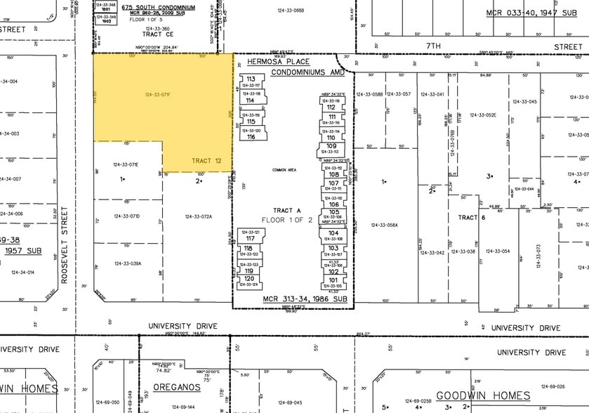 701 S Roosevelt St, Tempe, AZ for sale - Plat Map - Image 3 of 3