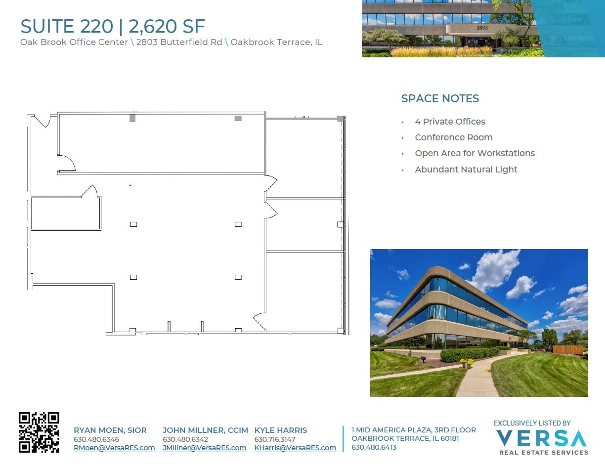 2707 Butterfield Rd, Oak Brook, IL for lease Floor Plan- Image 1 of 1