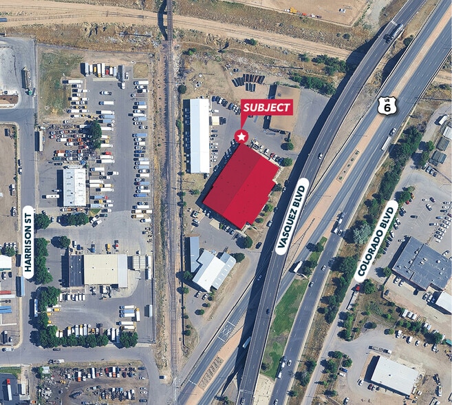 5303 Vasquez Blvd, Commerce City, CO for lease - Aerial - Image 2 of 4