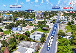 1801 NW 54th St, Miami, FL - Aérien Vue de la carte - Image1
