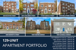 Plus de détails pour 129-Unit Detroit Multifamily Portfolio – Multi-résidentiel à vendre, Detroit, MI