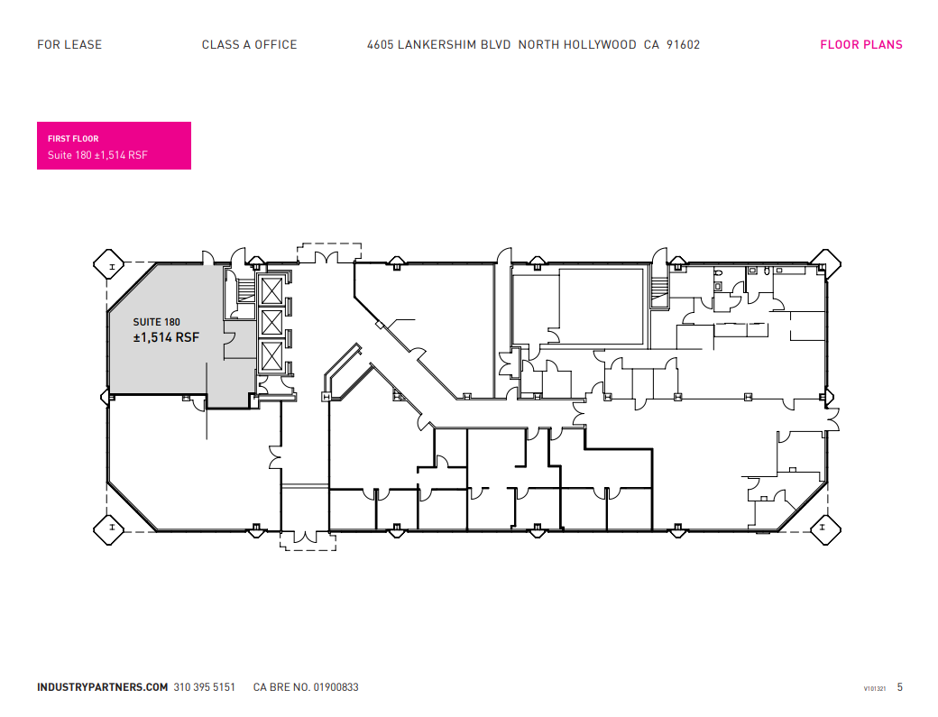 4605 Lankershim Blvd, North Hollywood, CA for lease Floor Plan- Image 1 of 1