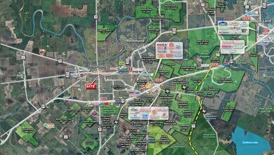 1117 1st St, Rosenberg, TX - AÉRIEN  Vue de la carte - Image1