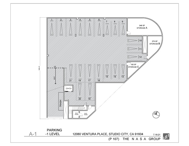 12080 Ventura Pl, Studio City, CA for lease - Floor Plan - Image 3 of 5