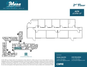 1930 S Alma School Rd, Mesa, AZ for lease Floor Plan- Image 1 of 2