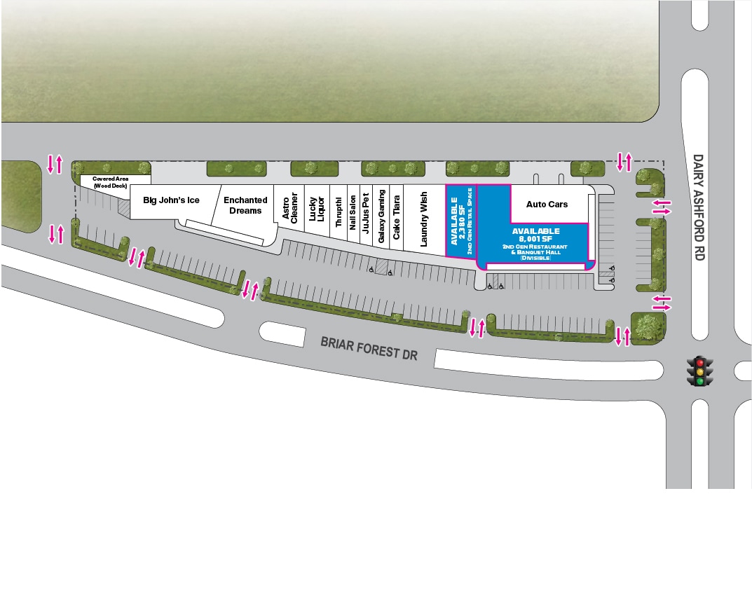 12600 Briar Forest Dr, Houston, TX à louer Plan d’étage- Image 1 de 1