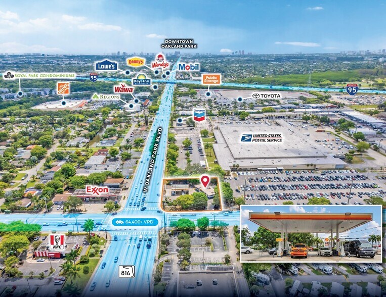 2090 W Oakland Park Blvd, Oakland Park, FL à vendre - Photo du bâtiment - Image 2 de 10