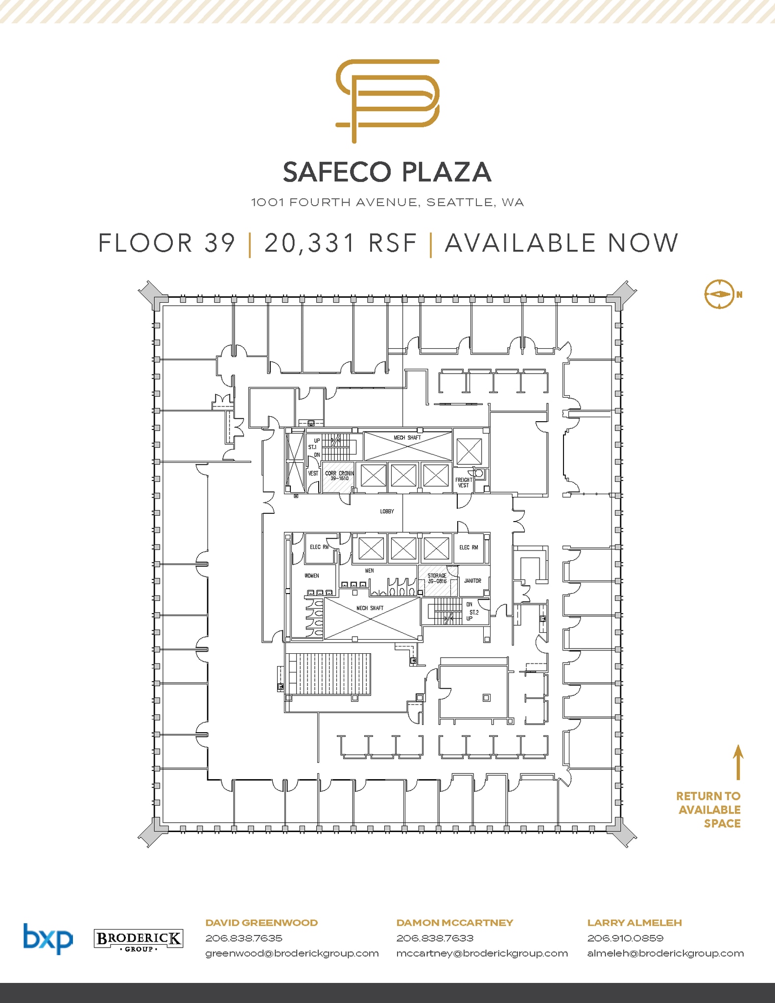 1001 4th Ave, Seattle, WA for lease Floor Plan- Image 1 of 1