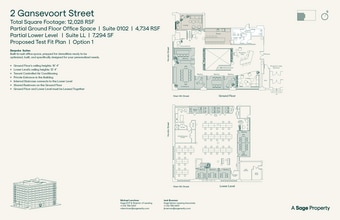 2 Gansevoort St, New York, NY à louer Plan d’étage- Image 1 de 6