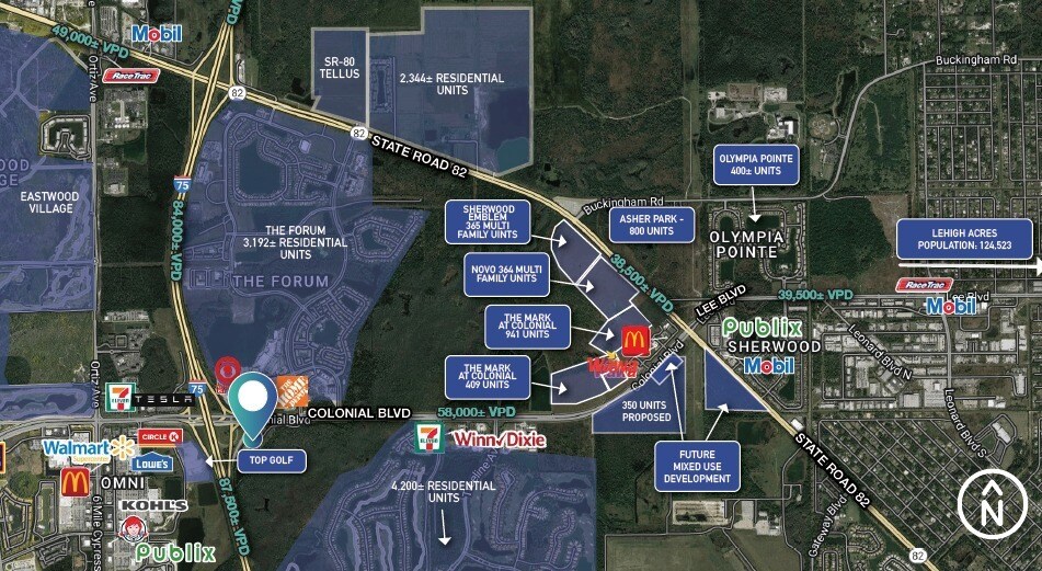 3607-3613 Colonial Ct, Fort Myers, FL à vendre - Photo du bâtiment - Image 3 de 3