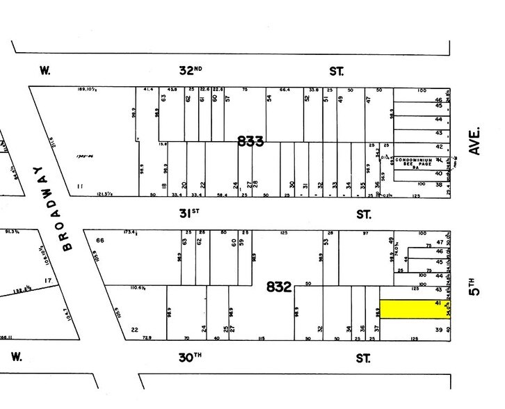 286-288 Fifth Ave, New York, NY à louer - Plan cadastral - Image 3 de 3