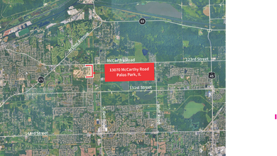 13070 McCarthy Rd, Palos Park, Palos Park, IL - AÉRIEN Vue de la carte