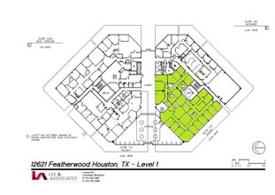 12621 Featherwood Dr, Houston, TX à louer Plan d’étage- Image 1 de 1