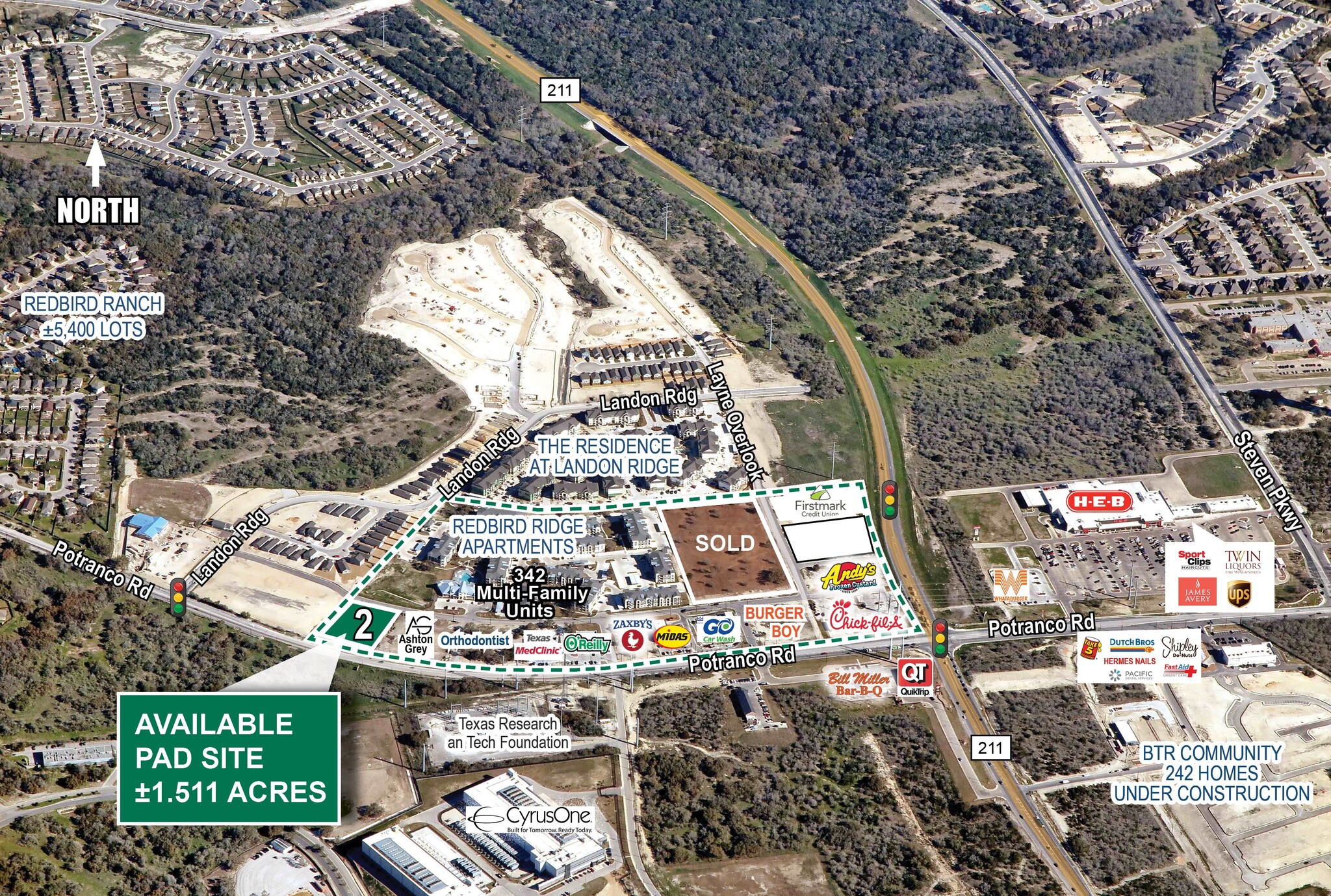 Highway 211 & Potranco Rd, San Antonio, TX à vendre Photo du bâtiment- Image 1 de 3