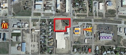 305 E Oklahoma St, Ulysses, KS - AÉRIEN Vue de la carte - Image1