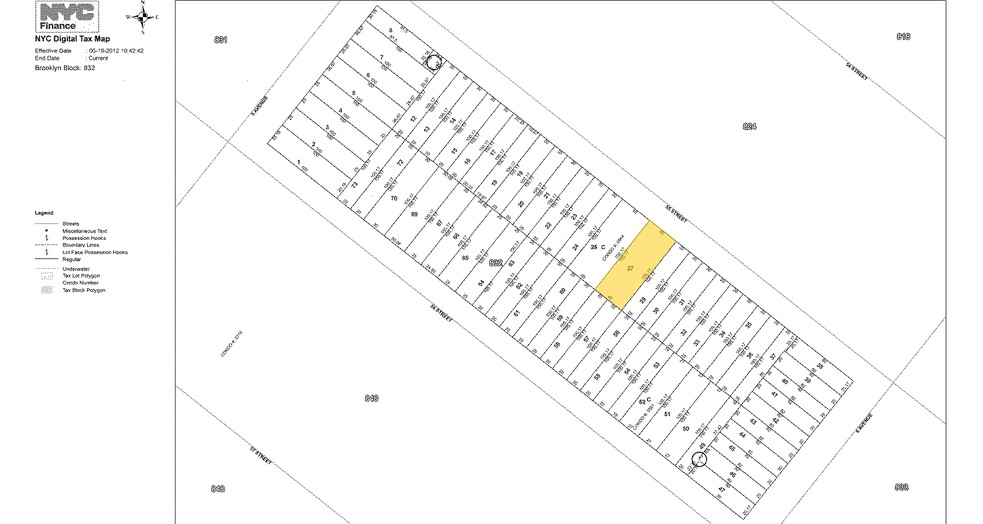 550 55th St, Brooklyn, NY à vendre - Plan cadastral - Image 3 de 3