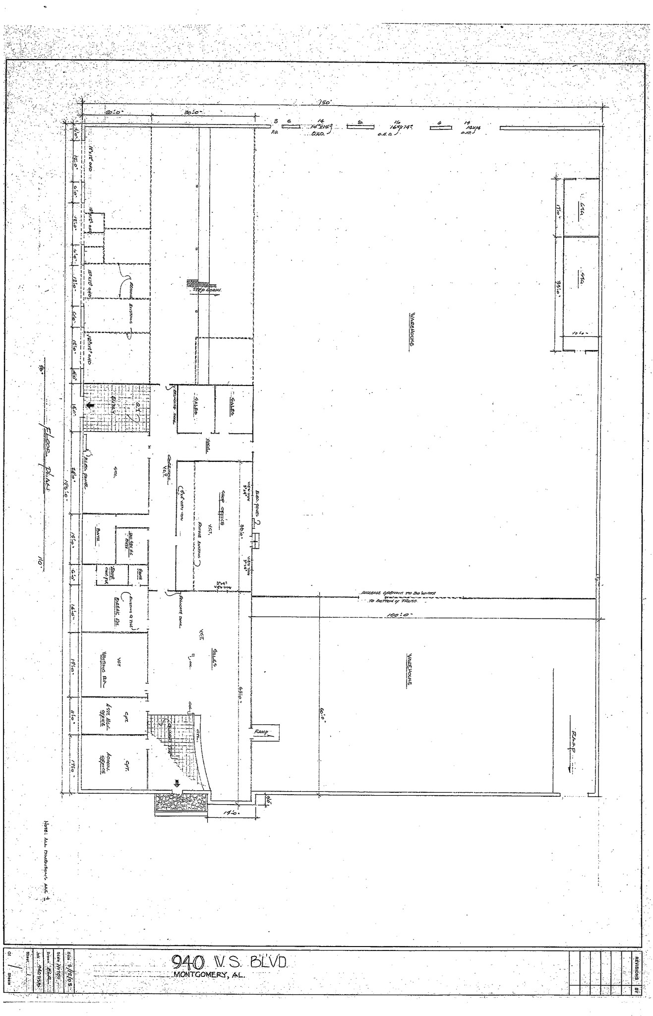 942 W South Blvd, Montgomery, AL à louer Plan d  tage- Image 1 de 2