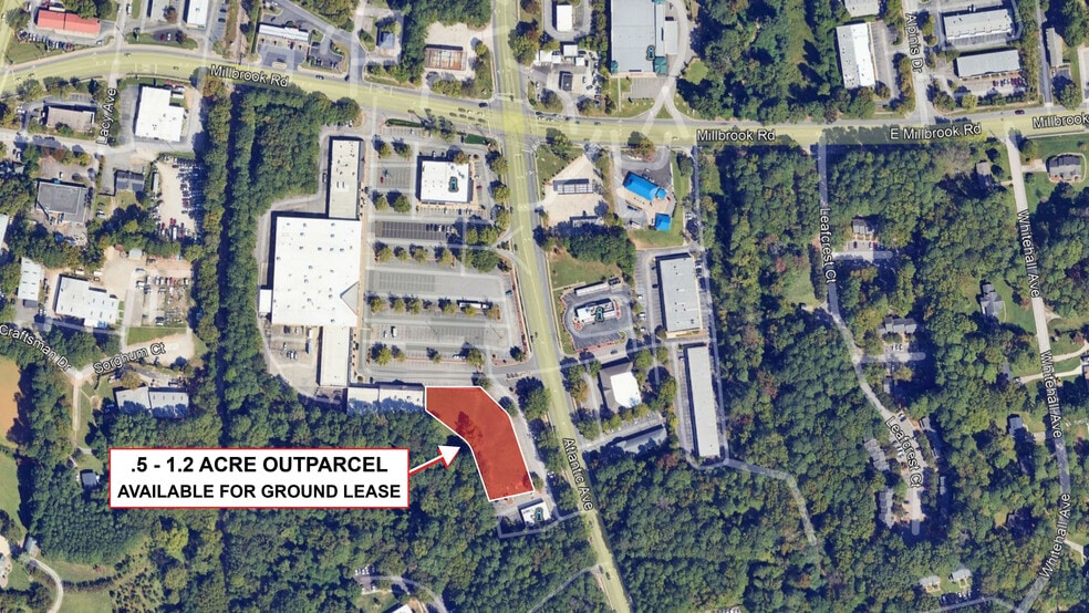 4701 Atlantic Ave, Raleigh, NC for lease - Aerial - Image 1 of 1