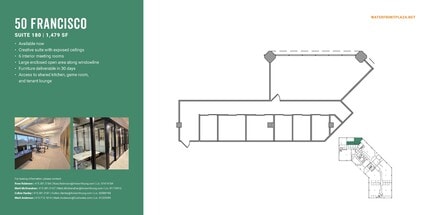 50 Francisco St, San Francisco, CA for lease Floor Plan- Image 1 of 3