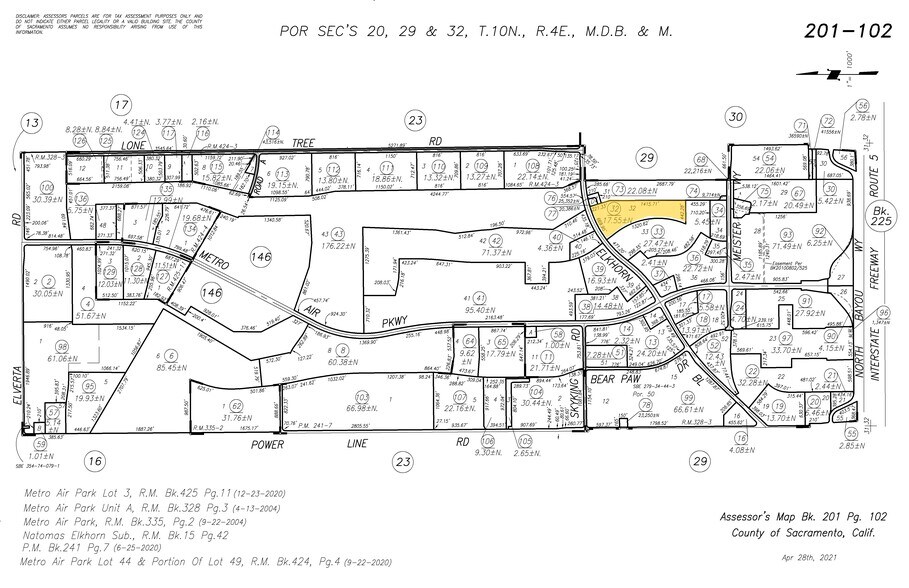 7180 Badiee Dr, Sacramento, CA à louer - Plan cadastral - Image 3 de 9