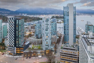 1555 Pender St W, Vancouver, BC - Aerial map view