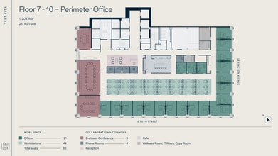 560 Lexington Ave, New York, NY à louer Plan d’étage- Image 2 de 4