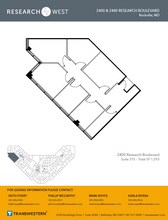 2400 Research Blvd, Rockville, MD à louer Plan d’étage- Image 1 de 1