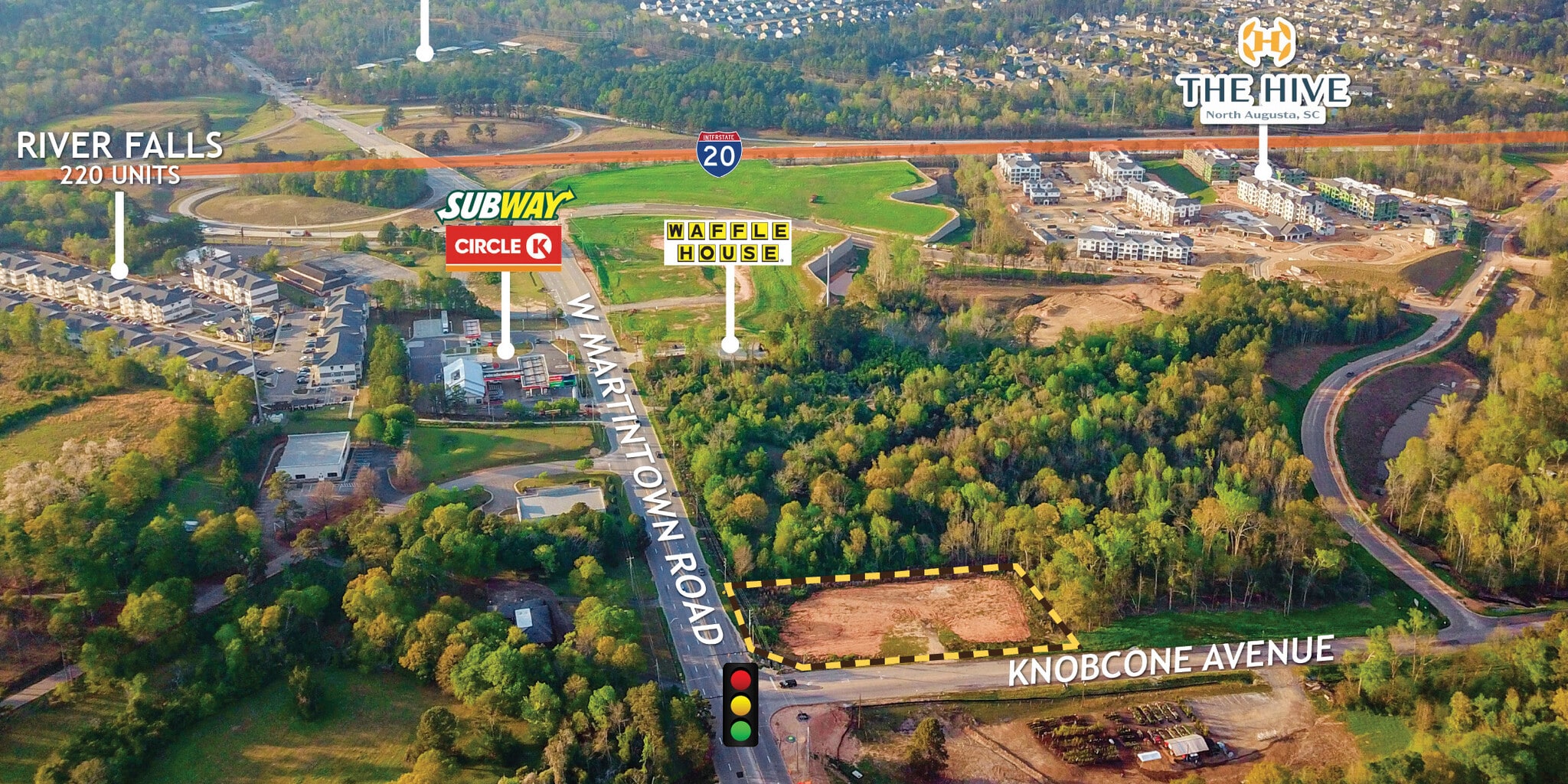 Knobcone Ave & Martintown Road, North Augusta, SC à vendre Photo principale- Image 1 de 2