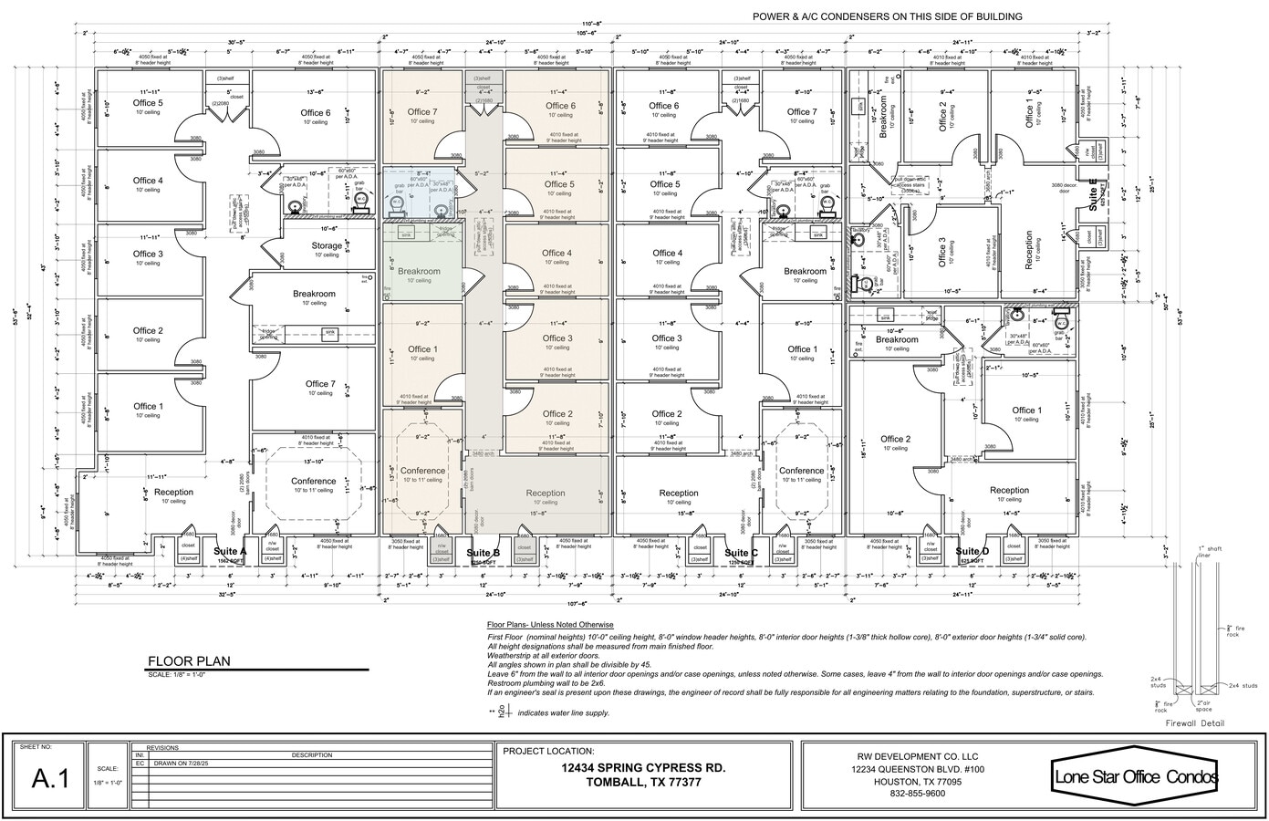 12434 Spring Cypress Rd, Tomball, TX 77377 - Unit B -  - Floor Plan - Image 1 of 1