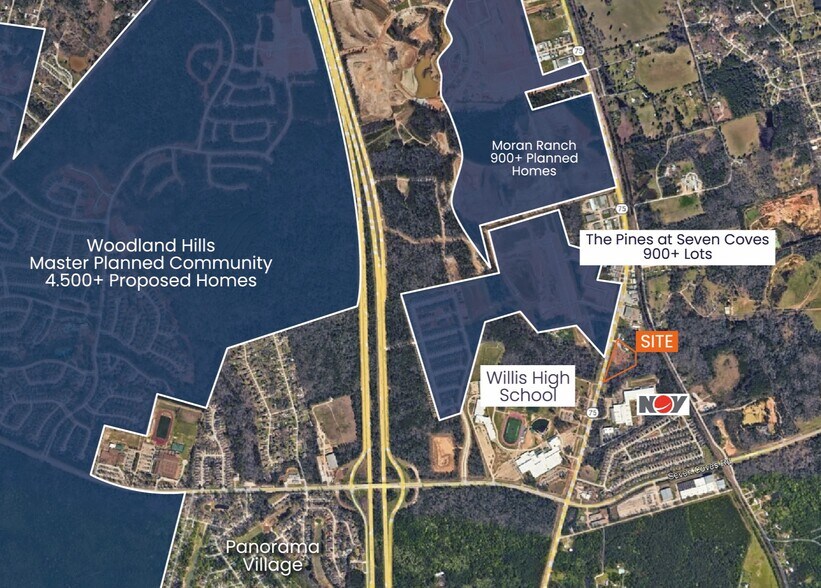 11104 TX-75, Willis, TX à vendre - Photo du bâtiment - Image 1 de 6