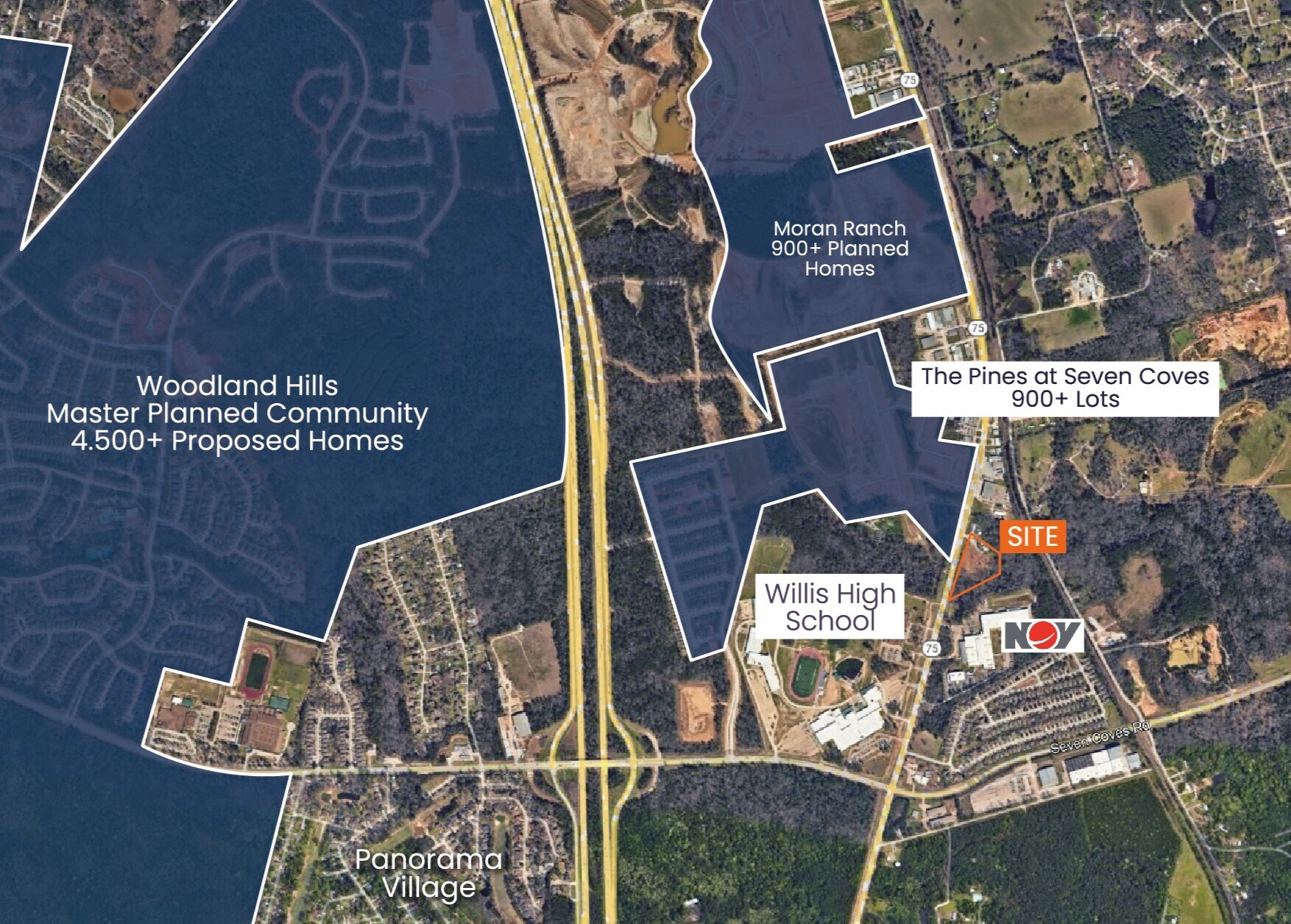 11104 TX-75, Willis, TX à vendre Photo du bâtiment- Image 1 de 7