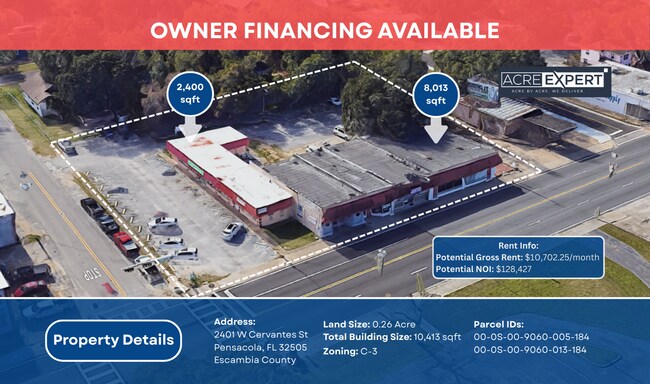 More details for 2401 W Cervantes St, Pensacola, FL - Retail for Sale