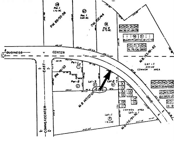 1884 Business Center Dr, San Bernardino, CA à louer - Plan cadastral - Image 2 de 5