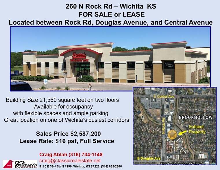 260 N Rock Rd, Wichita, KS à vendre - Photo du bâtiment - Image 1 de 1