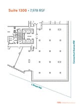 1100 Connecticut Ave NW, Washington, DC à louer Plan d’étage- Image 1 de 7