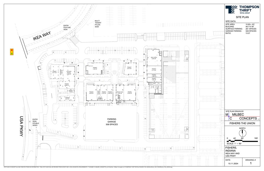 11401 Ikea Way, Fishers, IN for lease - Site Plan - Image 2 of 33