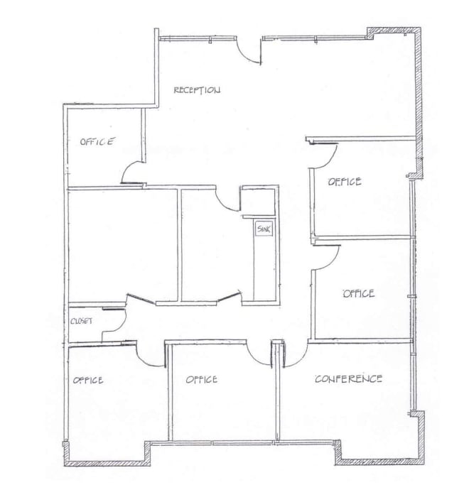 5066 N Fresno St, Fresno, CA for lease Floor Plan- Image 1 of 1