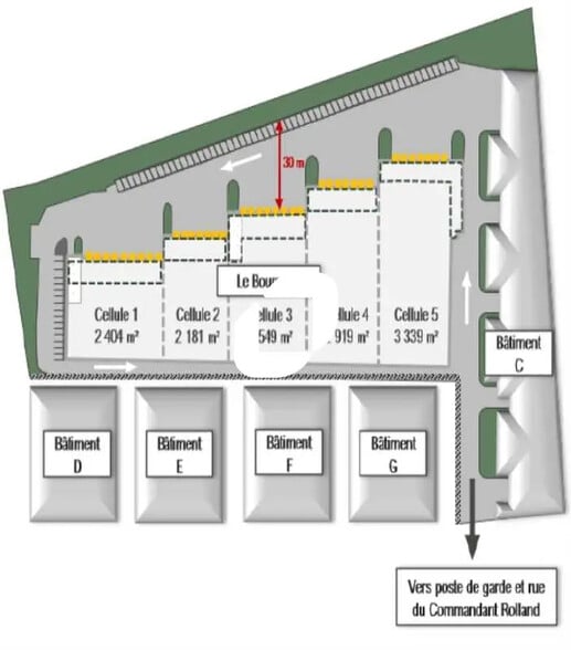 Flex dans Le Bourget à louer - Plan de site - Image 3 de 3