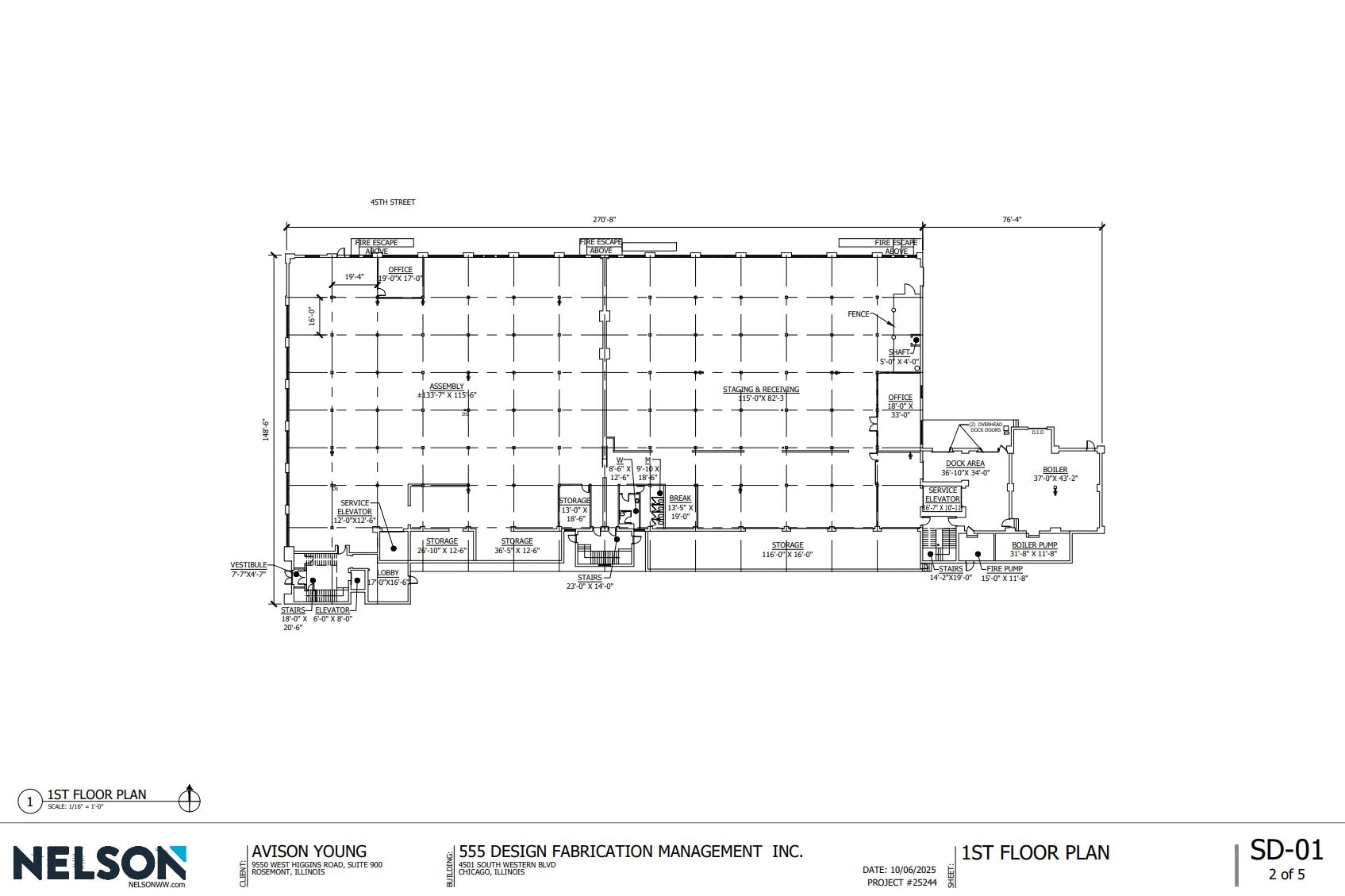 4501 S Western Blvd, Chicago, IL à louer Plan d’étage- Image 1 de 1