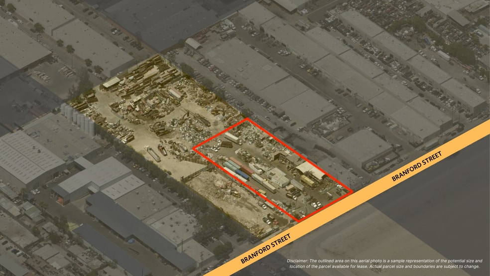 12207 Branford St, Sun Valley, CA for lease - Aerial - Image 2 of 2