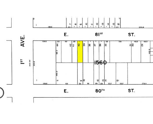 418 E 81st St, New York, NY à louer - Plan cadastral - Image 2 de 2