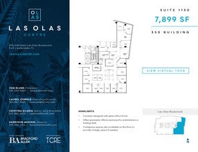 350 E Las Olas Blvd, Fort Lauderdale, FL à louer Plan d’étage- Image 1 de 1